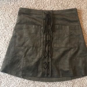Olive skirt